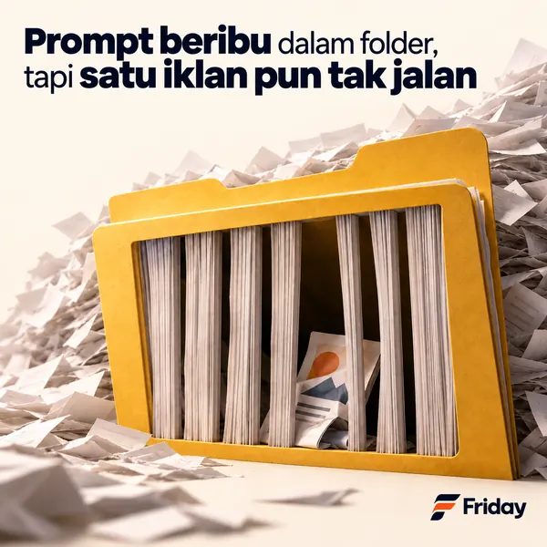 Iklan Friday: folder kuning jadi penjara kertas