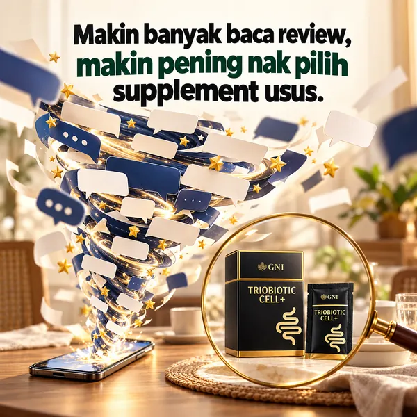 Iklan GNI: puting beliung bintang review atas meja